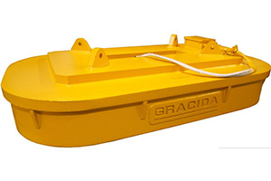 electroimán rectangular para manejo de chatarra y material siderúrgico pesado