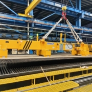 Sistema magnético electropermanente con baterías GM-HM1 Gracida para elevación y sujeción de materiales ferrosos
